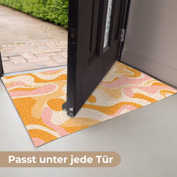Abstract - Golvend - Oranje Deurmat klein -USP_DE