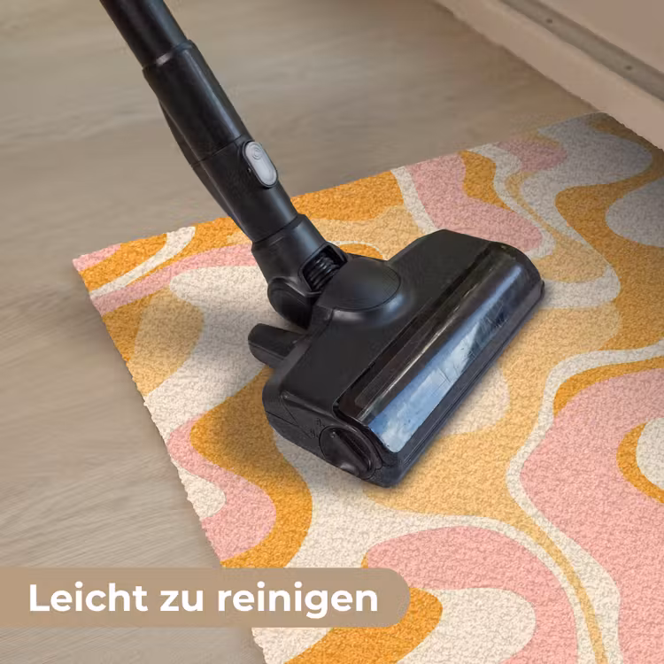 Abstract - Golvend - Oranje Deurmat klein -reinigen_DE