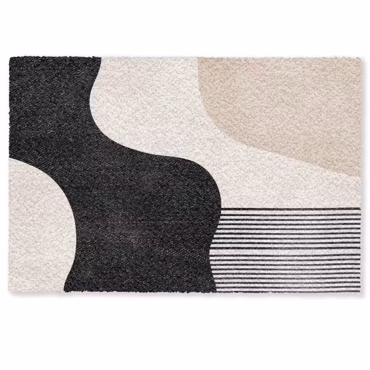 Abstract - Japandi - Beige - Modern Deurmat klein -zkaufland3d