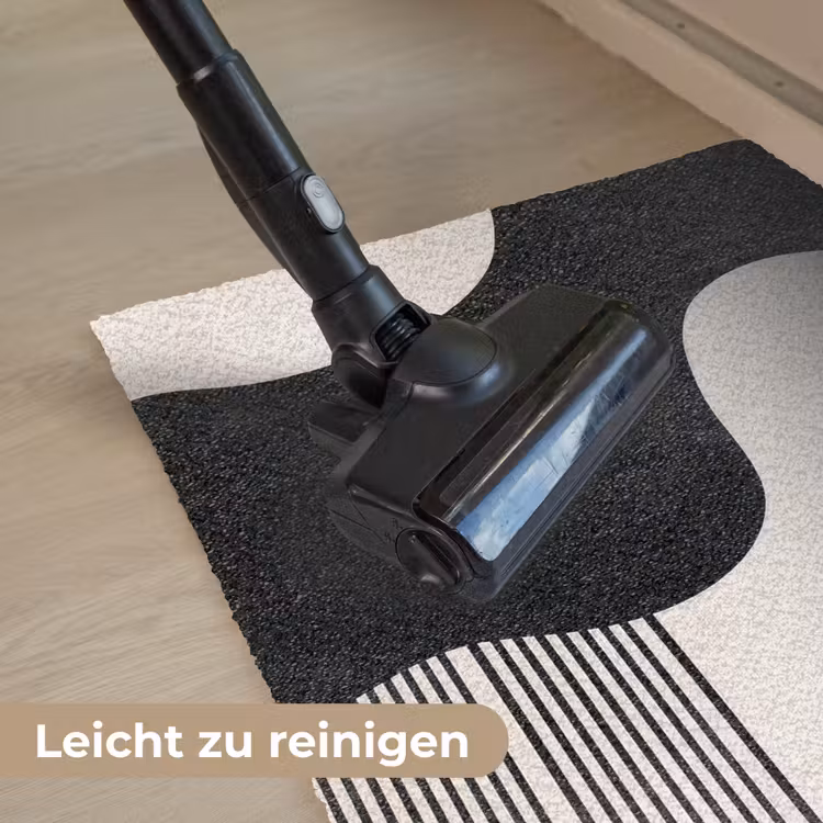 Abstract - Japandi - Beige - Modern Deurmat klein -reinigen_DE