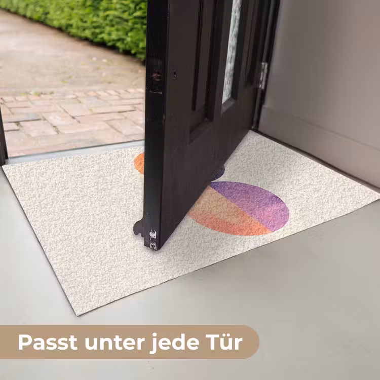 Abstract - Cirkels - Paars Deurmat klein -USP_DE