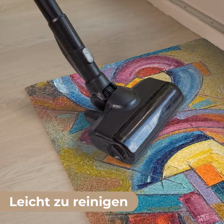 Abstract - Cirkels - Schilderij - Kleurrijk - Dynamisch Deurmat klein -reinigen_DE