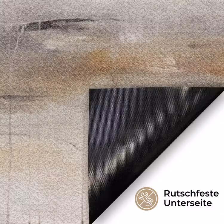 Fußmatte - Abstrakt – Landschaft – Modern – Beige – Kunst - Abstrakt - Landschap - Modern - Beige - Kunst Deurmat klein