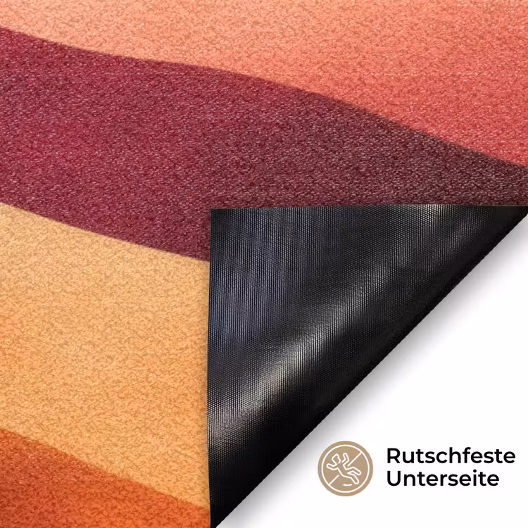 Abstract - Landschap - Golven Deurmat klein -antislip_DE