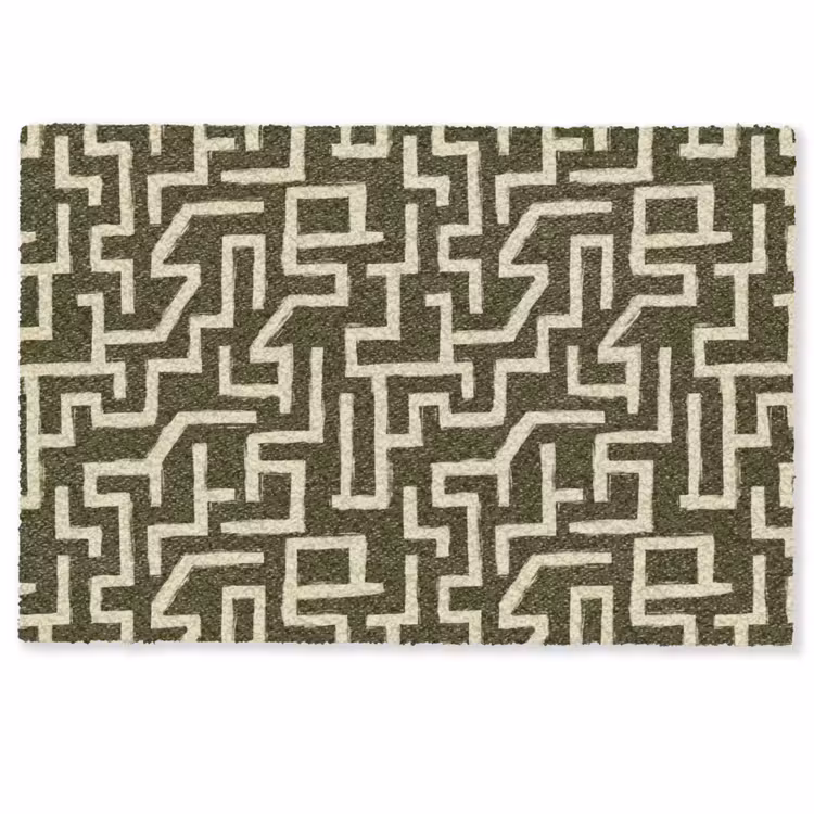 Abstract - Lijnen - Groen Deurmat klein 898 -zkaufland3d