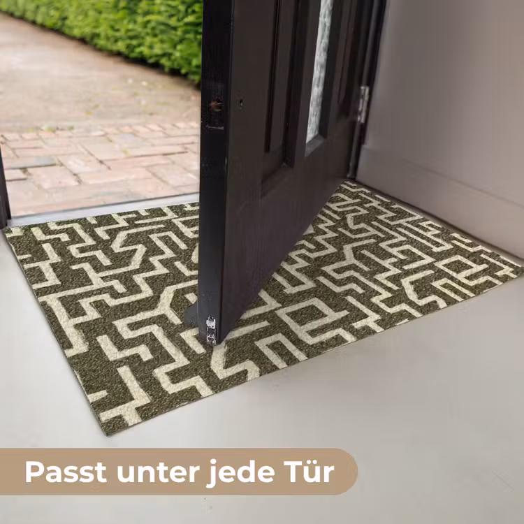 Abstract - Lijnen - Groen Deurmat klein 898 -USP_DE