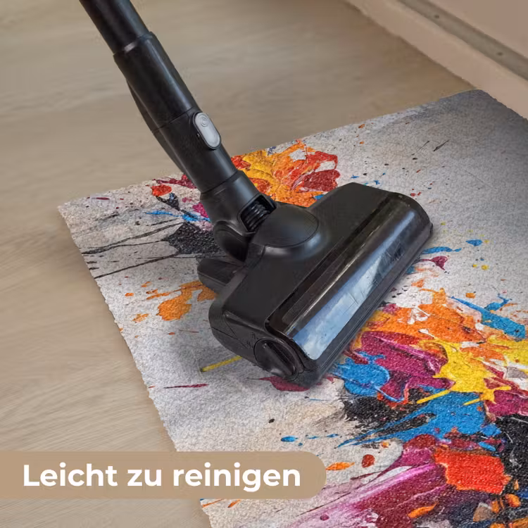 Abstract - Schilderij - Kleurrijk - Dynamisch Deurmat klein -reinigen_DE