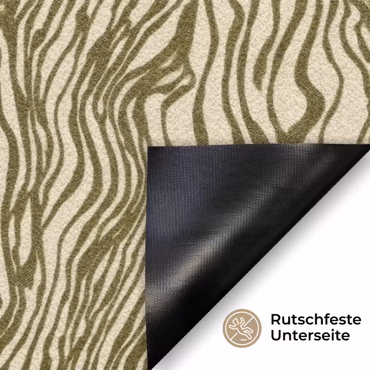 Abstract - Marmer - Groen Deurmat klein 898 -antislip_DE