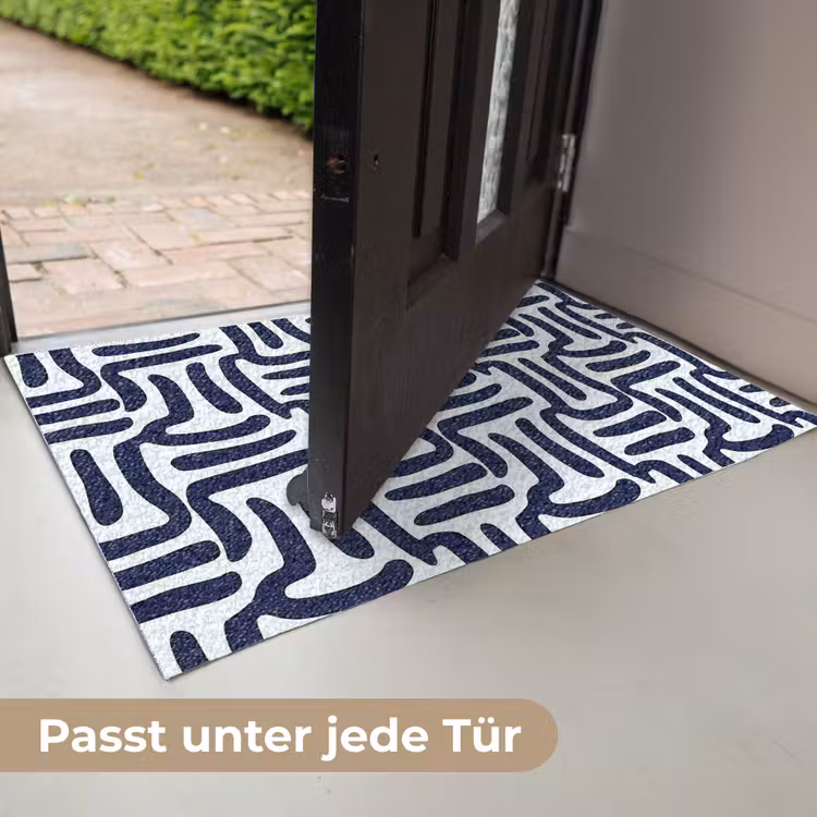 Abstract - Modern - Blauw Deurmat klein 898 -USP_DE