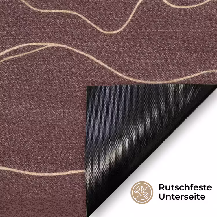 Abstract - Modern - Bruin Deurmat klein 898 -antislip_DE