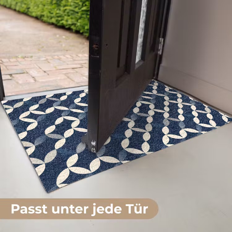 Abstract - Patroon - Blauw Deurmat klein 898 -USP_DE