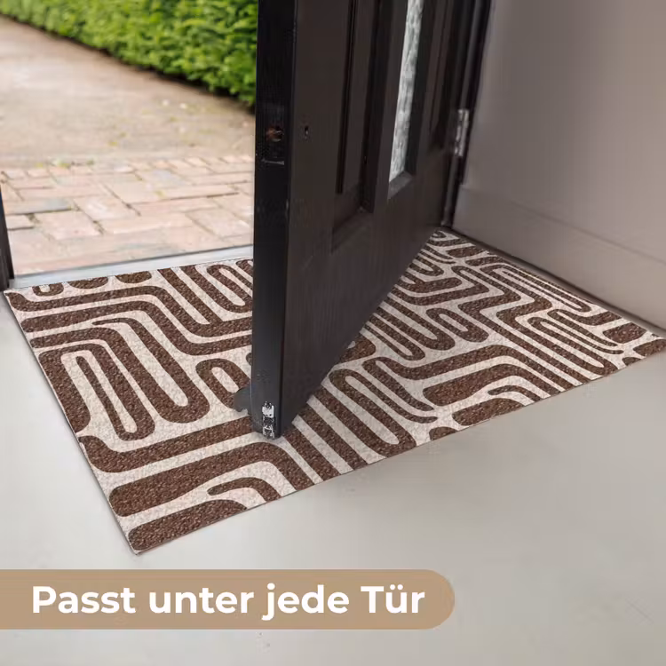 Abstract - Patroon - Bruin Deurmat klein 898 -USP_DE