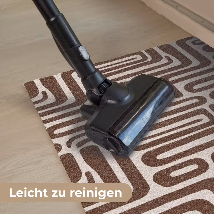 Abstract - Patroon - Bruin Deurmat klein 898 -reinigen_DE