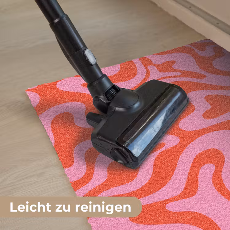 Abstract - Patroon - Rood - Roze - Minimalistisch Deurmat klein -reinigen_DE