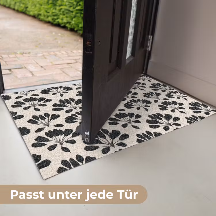 Abstract - Patroon - Zwart Deurmat klein 898 -USP_DE