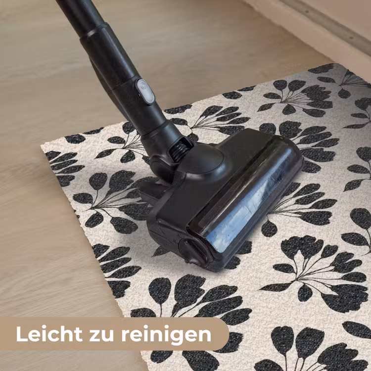 Abstract - Patroon - Zwart Deurmat klein 898 -reinigen_DE