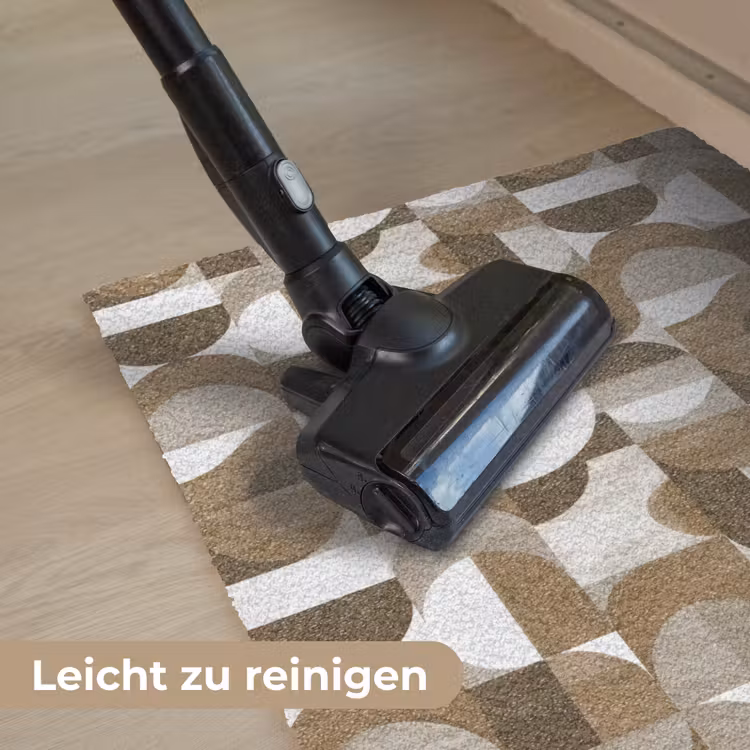 Abstract - Retro - Bruin Deurmat klein 898 -reinigen_DE