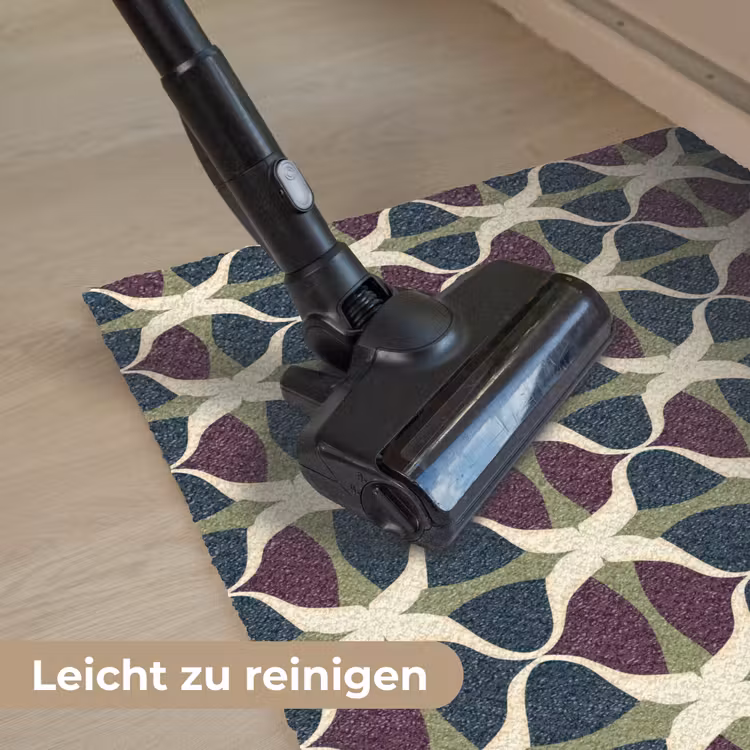 Abstract - Retro - Kleurrijk Deurmat klein 898 -reinigen_DE