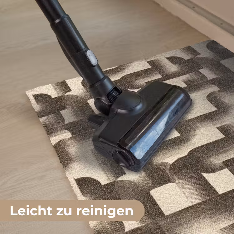 Abstract - Retro - Zwart Deurmat klein 898 -reinigen_DE