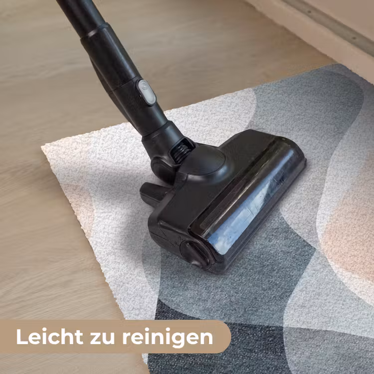 Abstract - Golven - Blauw Deurmat klein -reinigen_DE