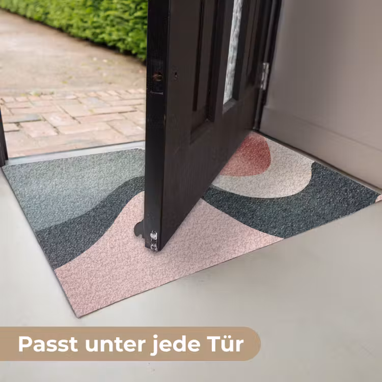 Abstract - Golven - Sierlijk - Roze Deurmat klein -USP_DE