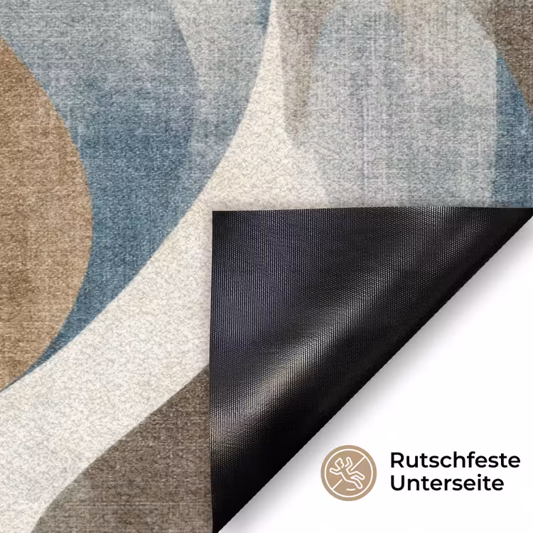 Abstract - Golven - Kleurrijk Deurmat klein 898 -antislip_DE