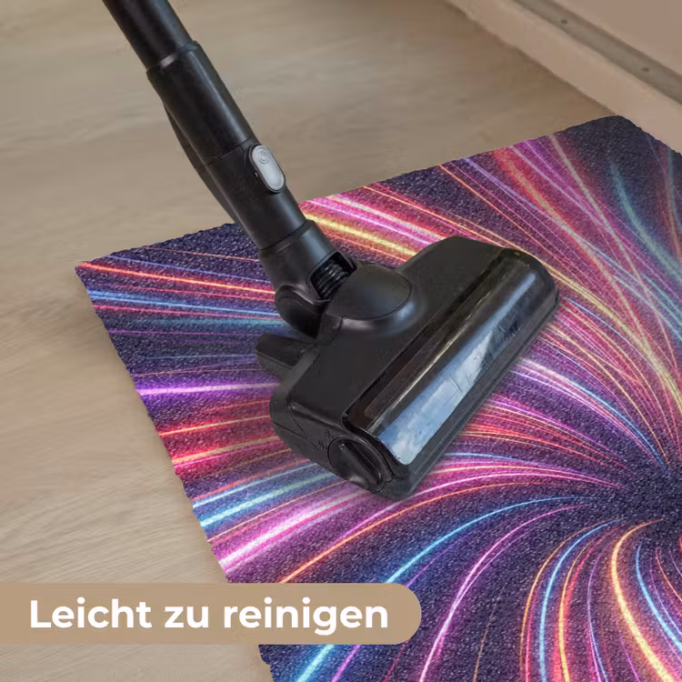 Abstract - Swirl - Futuristic - Neon Deurmat klein -reinigen_DE