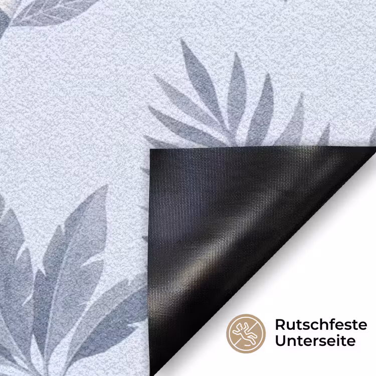 Aap - Boom - Bladeren - Jungle - Illustratie Deurmat klein -antislip_DE
