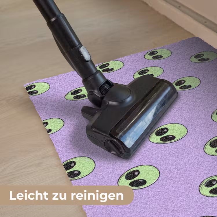 Alien - Retro - Lila Deurmat klein 898 -reinigen_DE