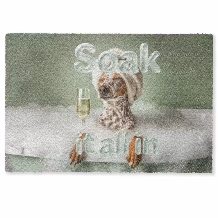 Soak it all in - Hond - Bad Deurmat klein -zkaufland3d