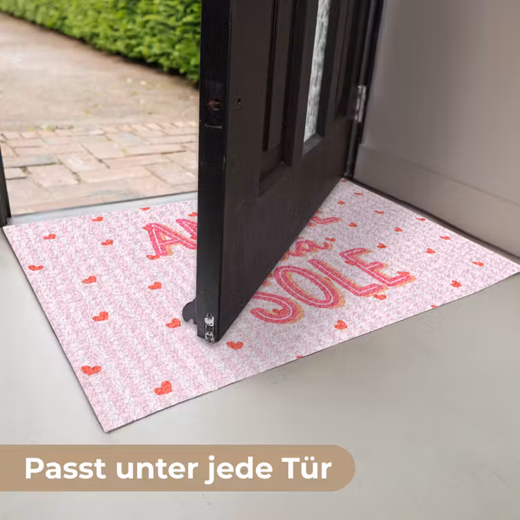 Amore vita sole - Roze - Hartjes Deurmat klein -USP_DE