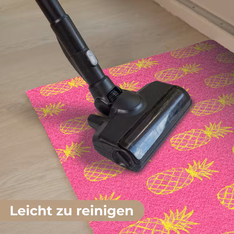 Ananas - Trendy - Roze Deurmat klein 898 -reinigen_DE