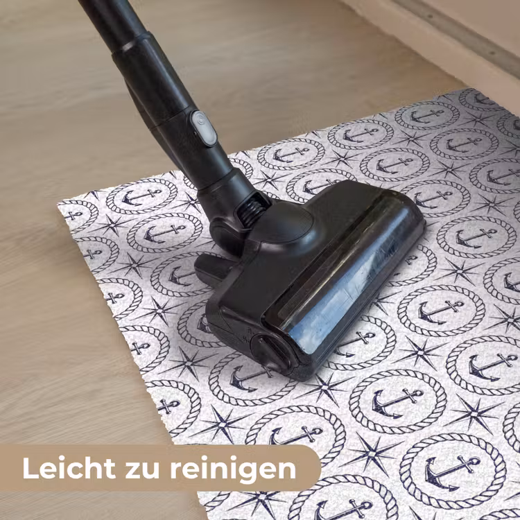 Anker - Haven - Blauw - Wit Deurmat klein 898 -reinigen_DE