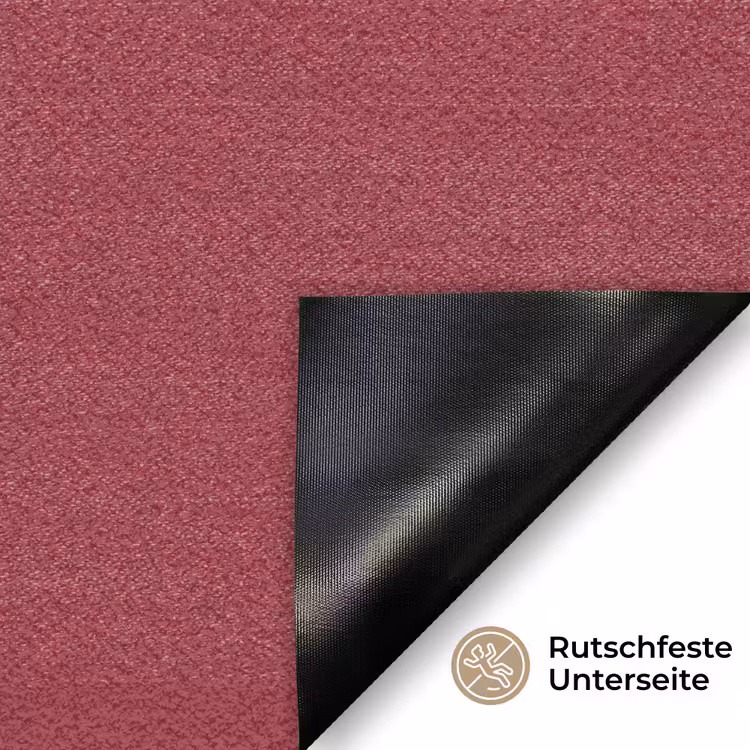 Antique - Ruby - Rood Deurmat klein 898 -antislip_DE