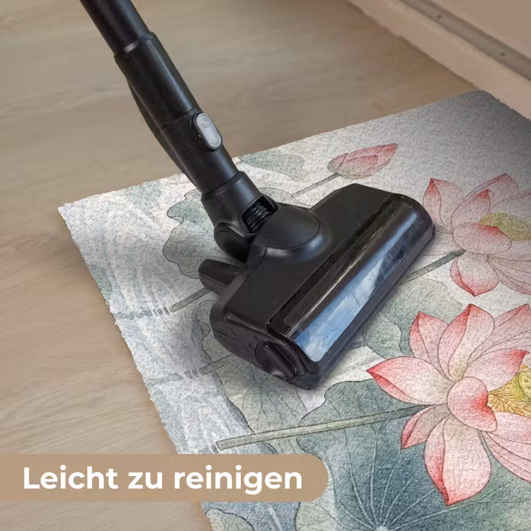 Aquarel - Lotusbloemen - Kleurrijk Deurmat klein -reinigen_DE
