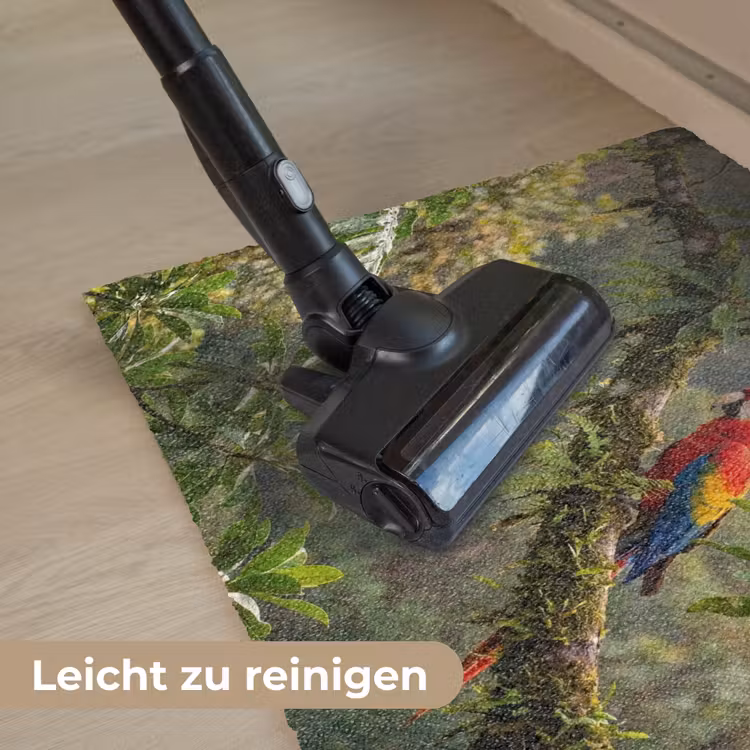 Ara - Jungle - Rood Deurmat klein -reinigen_DE