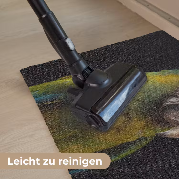 Ara - Portret - Groen Deurmat klein -reinigen_DE