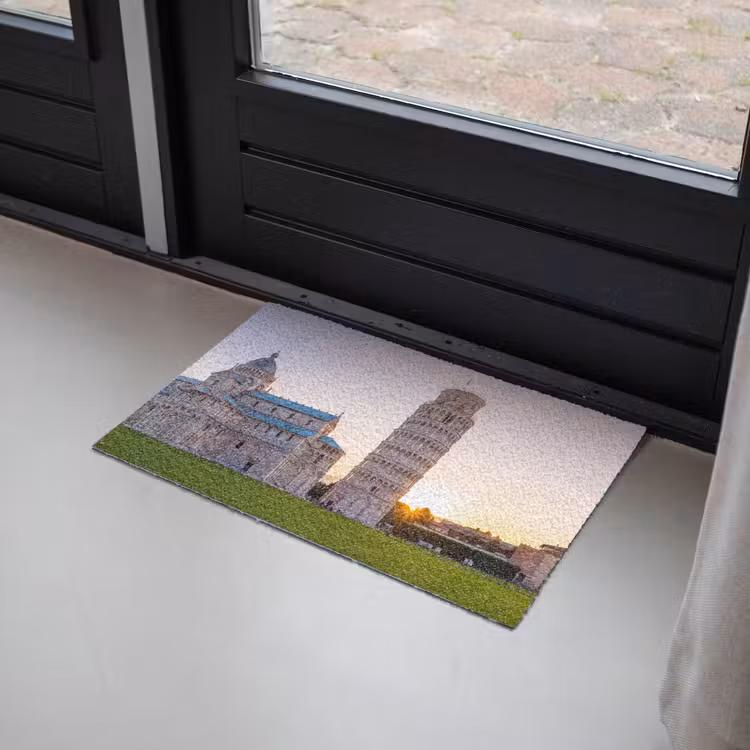 Fußmatte - Architektur – Turm – Pisa – Italien – Sonnenuntergang - Architectuur - Toren - Pisa - Italië - Zonsondergang Deurmat klein