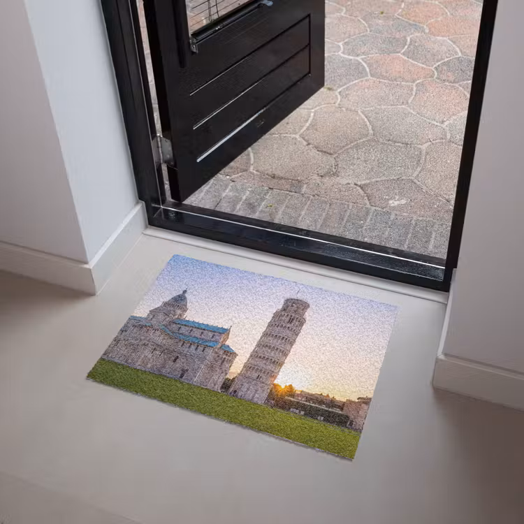 Fußmatte - Architektur – Turm – Pisa – Italien – Sonnenuntergang - Architectuur - Toren - Pisa - Italië - Zonsondergang Deurmat klein