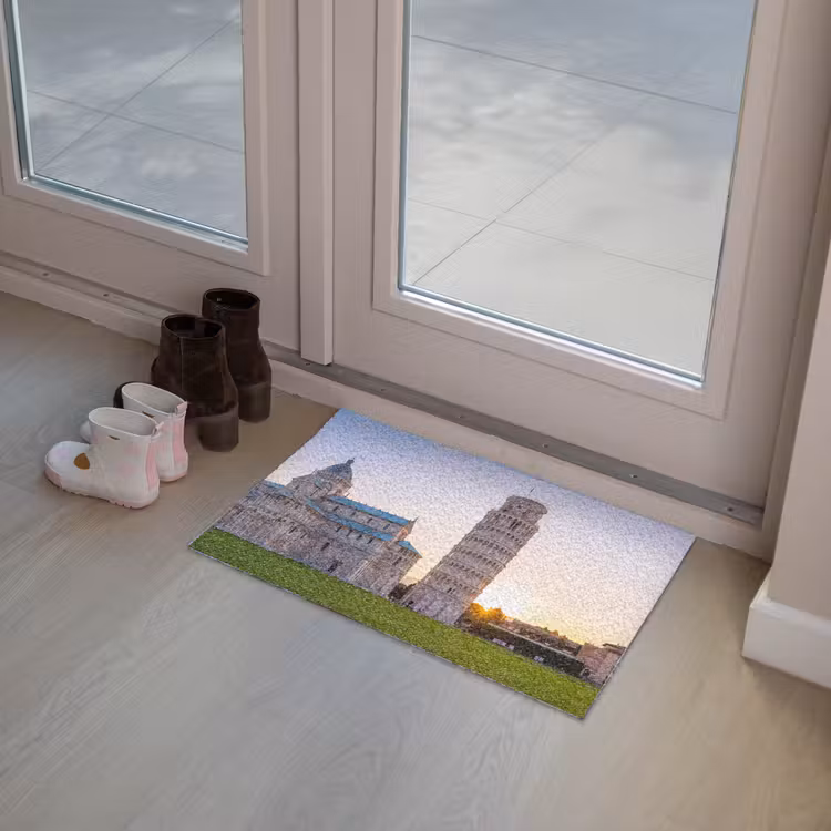Fußmatte - Architektur – Turm – Pisa – Italien – Sonnenuntergang - Architectuur - Toren - Pisa - Italië - Zonsondergang Deurmat klein