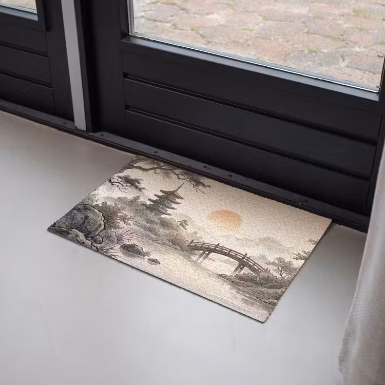Azië - Landschap - Kleurrijk Deurmat klein -sfeer2