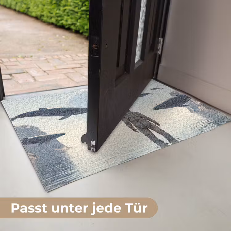 Fußmatte - Astronaut – Wal – Fantasie - Ruimtevaarder - Walvis - Fantasie Deurmat klein