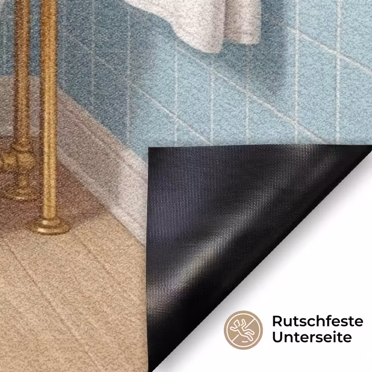 Badkamer - Vrouw - Roze Deurmat klein -antislip_DE