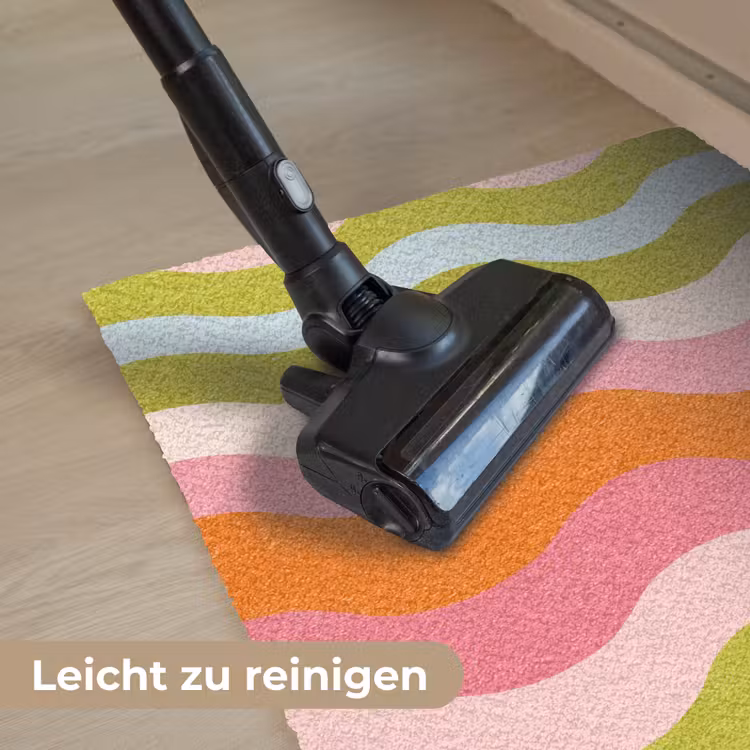 Banen - Golven - Kleurrijk - Verticaal Deurmat klein -reinigen_DE