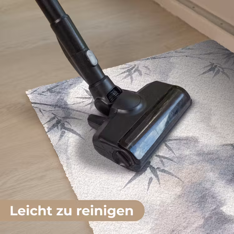 Bamboe - Azië - Grijs Deurmat klein -reinigen_DE