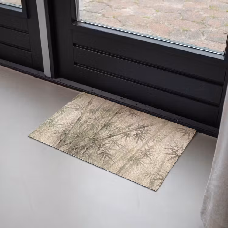 Bamboe - Bladeren - Aziatisch - Groen - Natuur Deurmat klein -sfeer2