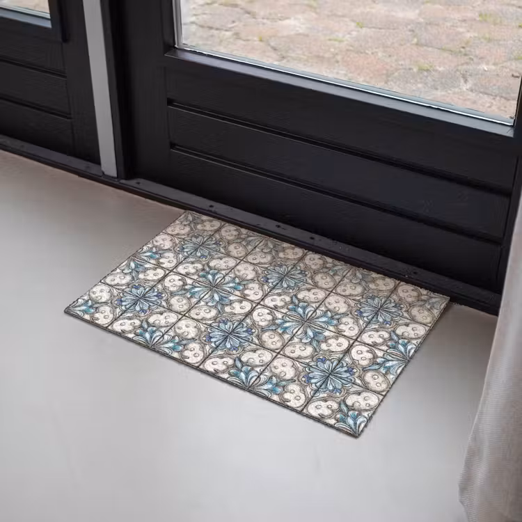 Barok - Tegel - Kleurrijk Deurmat klein 898 -sfeer2