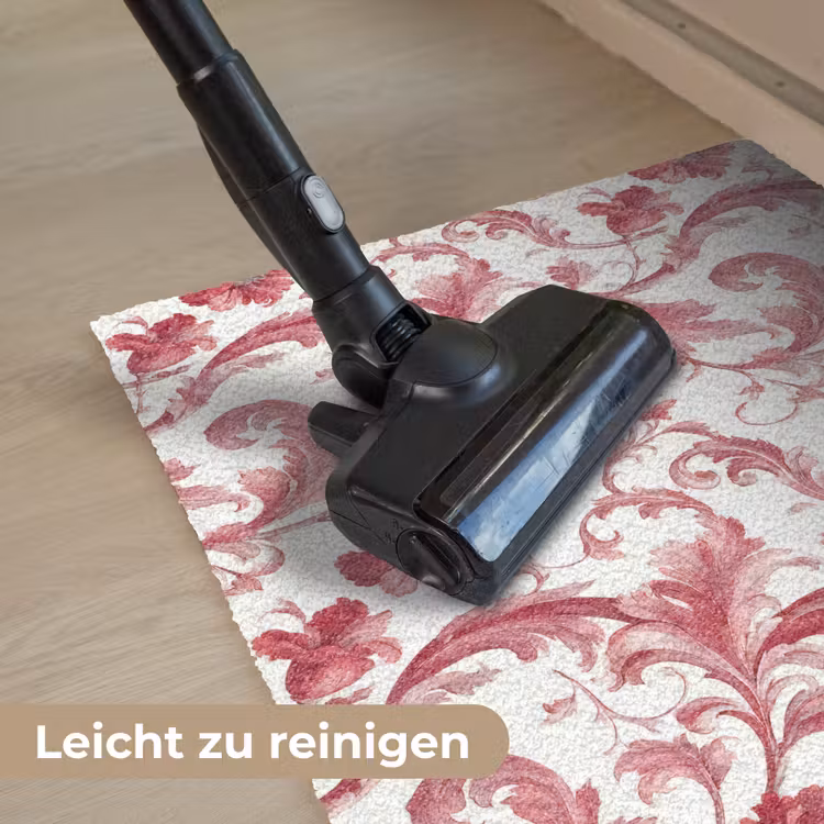 Barok - Patroon - Rood Deurmat klein 898 -reinigen_DE