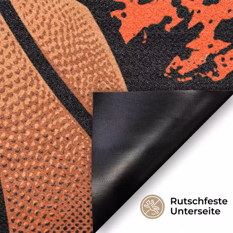 Basketbal - Verf - Sport - Oranje Deurmat klein -antislip_DE