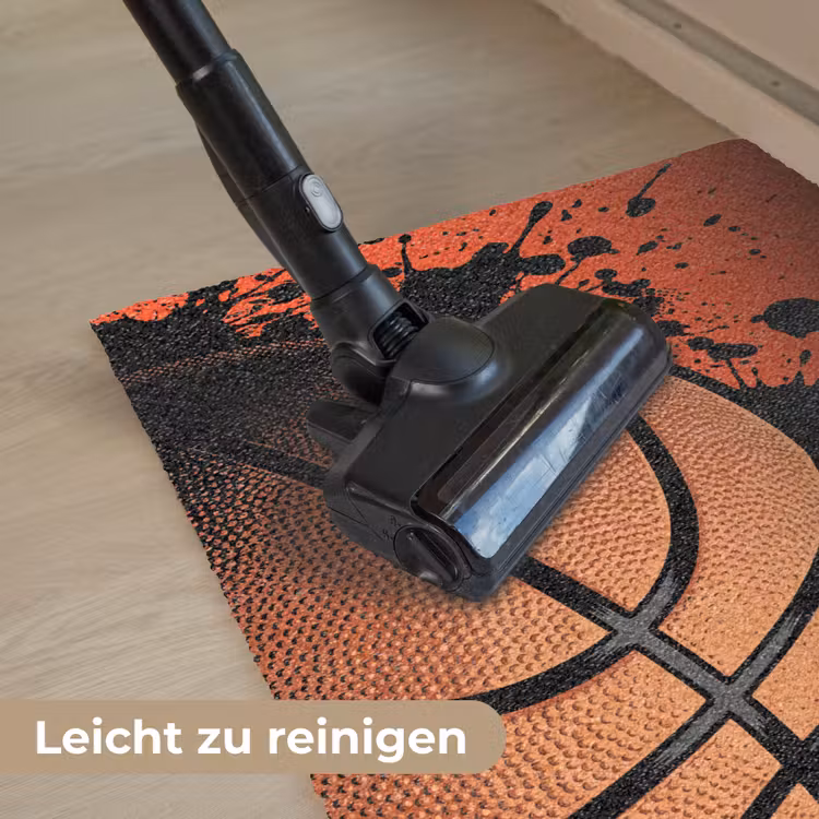 Basketbal - Verf - Sport - Oranje Deurmat klein -reinigen_DE